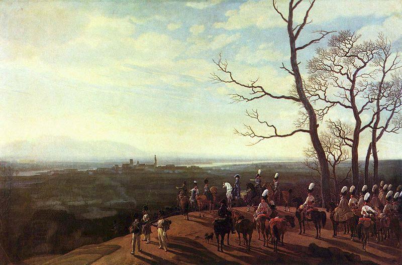 Wilhelm von Kobell Belagerung von Kosel oil painting picture